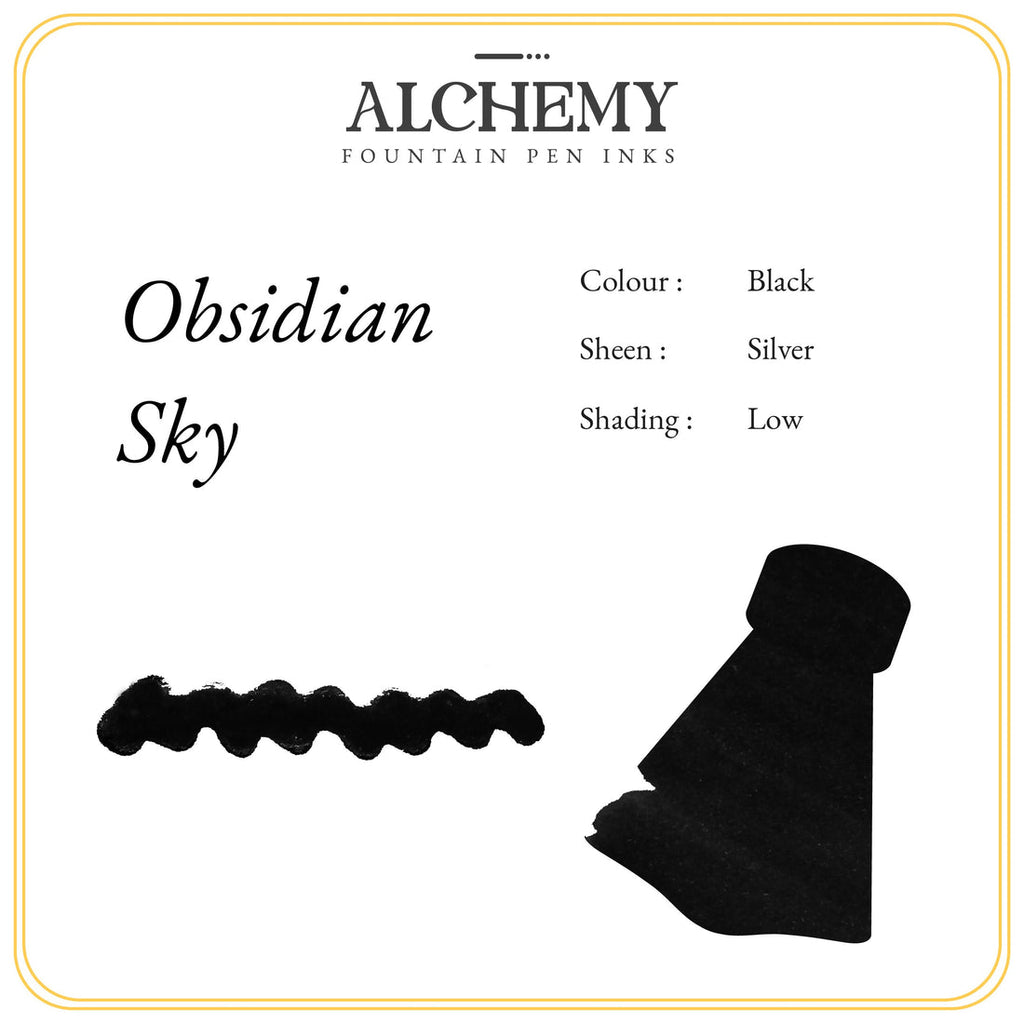 Endless Alchemy Fountain Pen Inks -Obsidian Sky 45ml