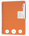 Colorverse Nebula Casual Notebook - Ruled - Orange