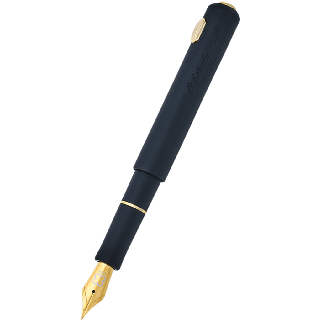 Esterbrook Niblet Black Raven, Gold Trim Broad