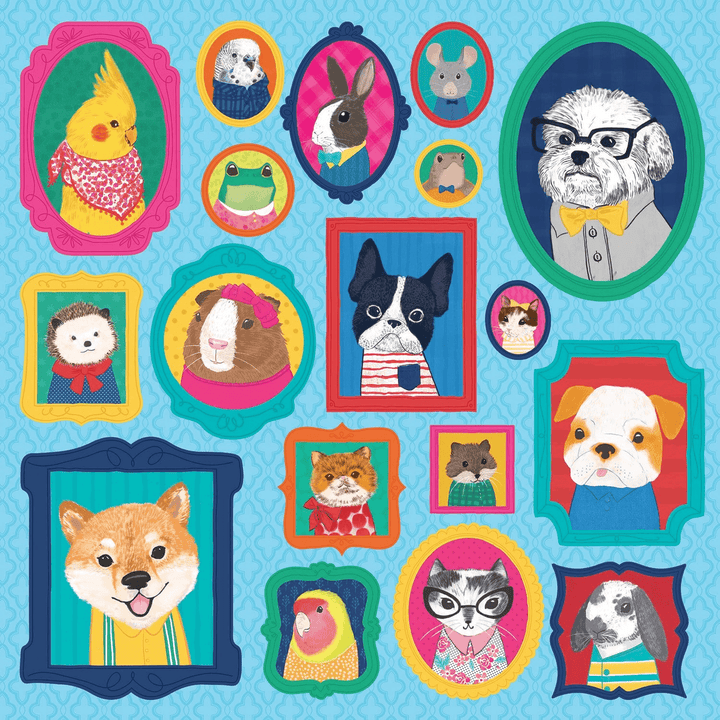 Chronicle Books - Pet Portraits 500 Piece Family Puzzle