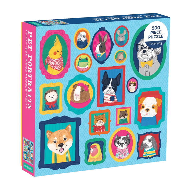 Chronicle Books - Pet Portraits 500 Piece Family Puzzle
