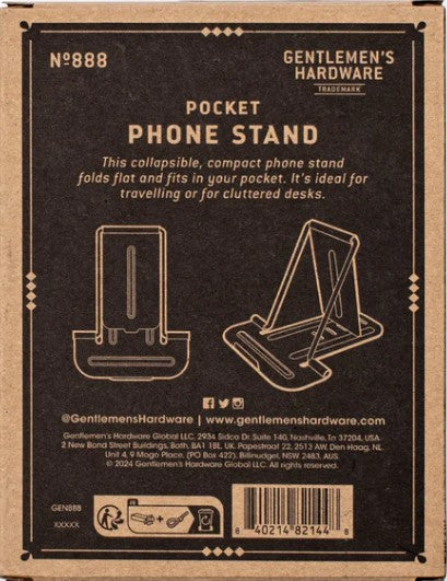 Gentlemen's Hardware, Pocket Phone Stand