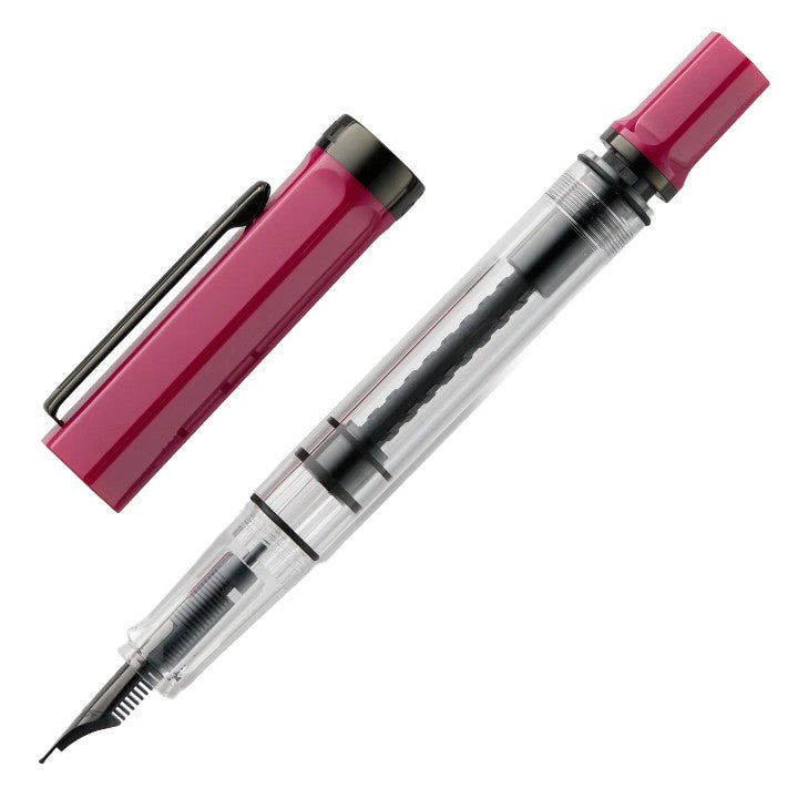 TWSBI ECO Plum w/Onyx Fountain Pen, Fine
