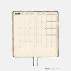 Hobonichi, Techo 2026 Weeks, Shirt Fabric, Foggy Plaid