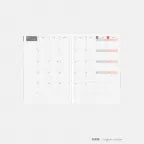 Hobonichi, Techo 2026 HON A5, Paper Series, Black Gingham