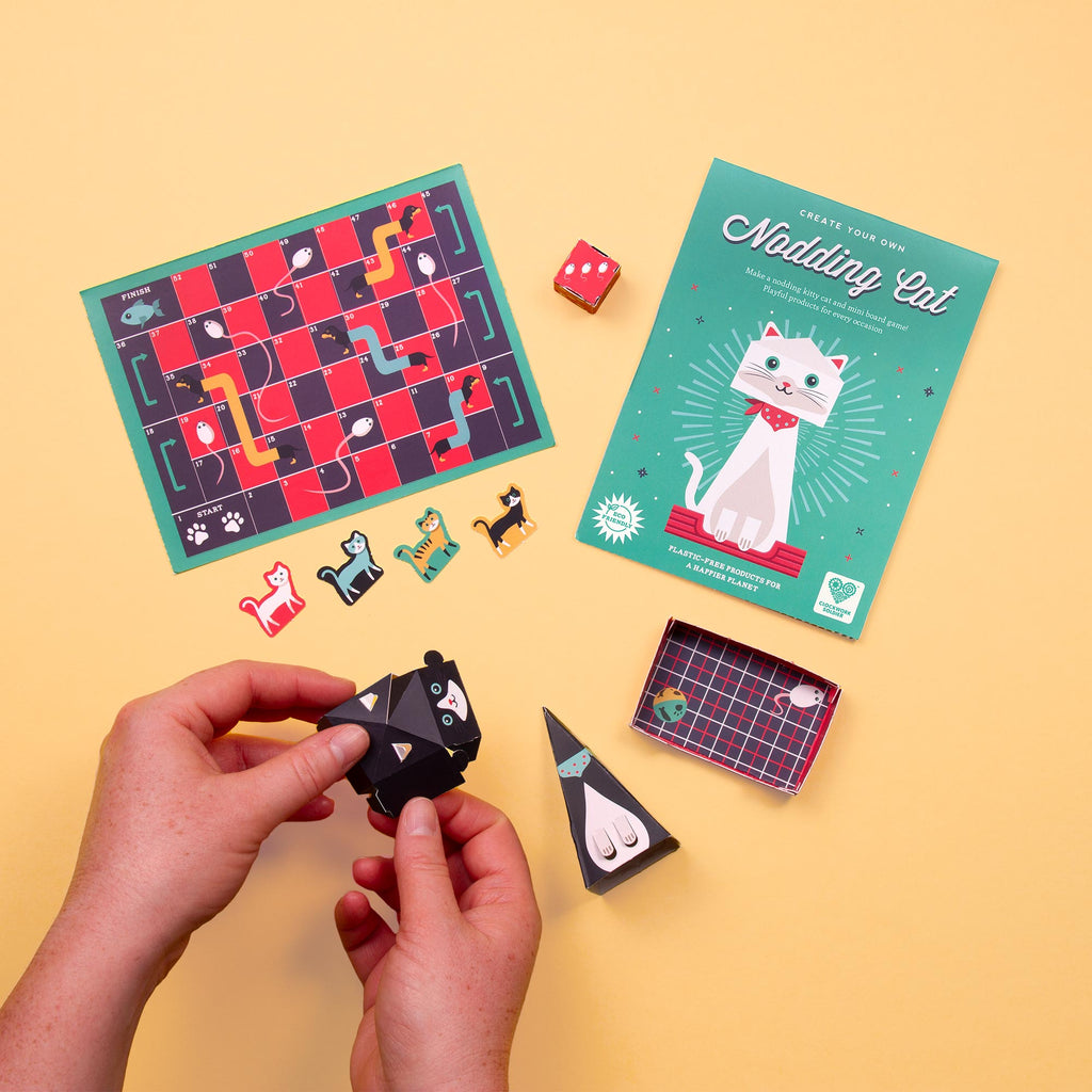 Create Your Own Nodding Cat Craft Kit
