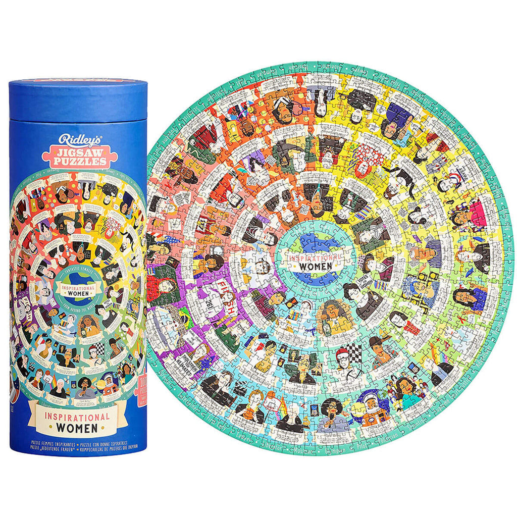 Inspirational Women - 1000 Piece Jigsaw Puzzle by Ridley's Games