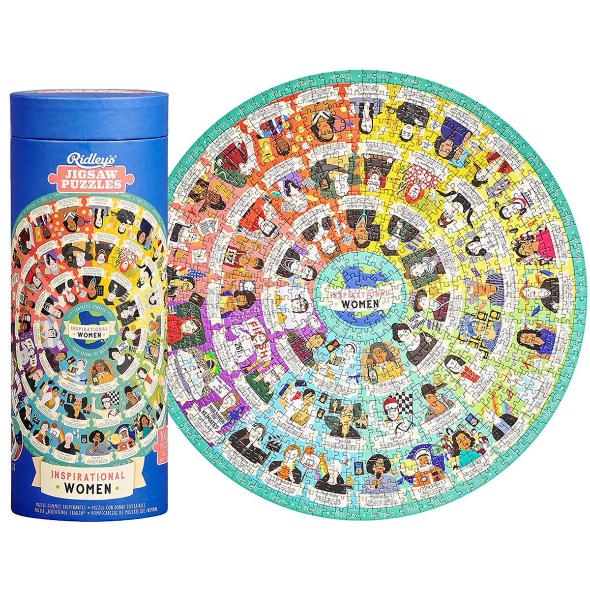 Inspirational Women - 1000 Piece Jigsaw Puzzle by Ridley's Games