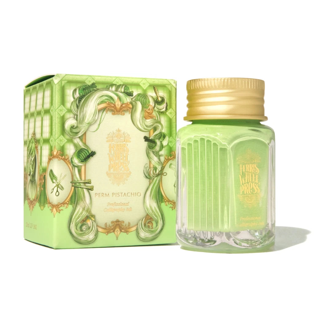 Ferris Wheel Press, Calligraphy Ink - 28ml Bottle - Perm Pistachio