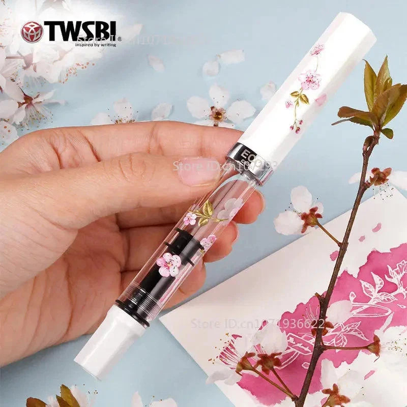 TWSBI ECO Cherry Blossom Fountain Pen, Medium