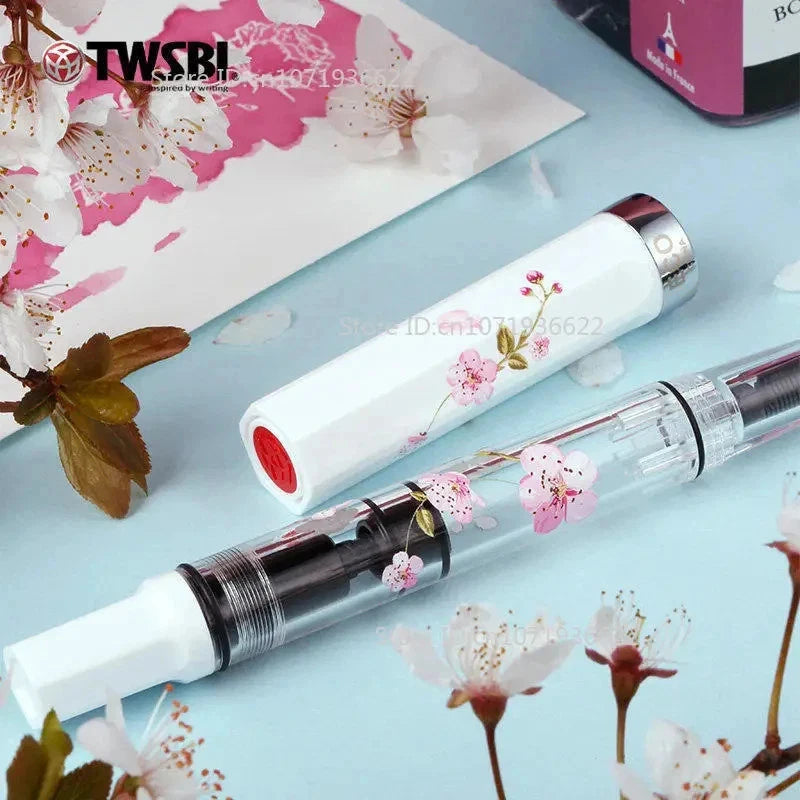 TWSBI ECO Cherry Blossom Fountain Pen, Medium