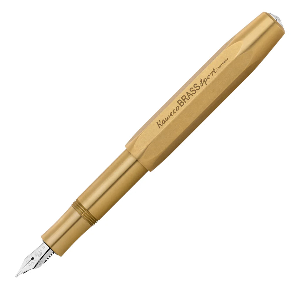 Kaweco, Brass Sport Fountain Pen, Raw Brass, Medium