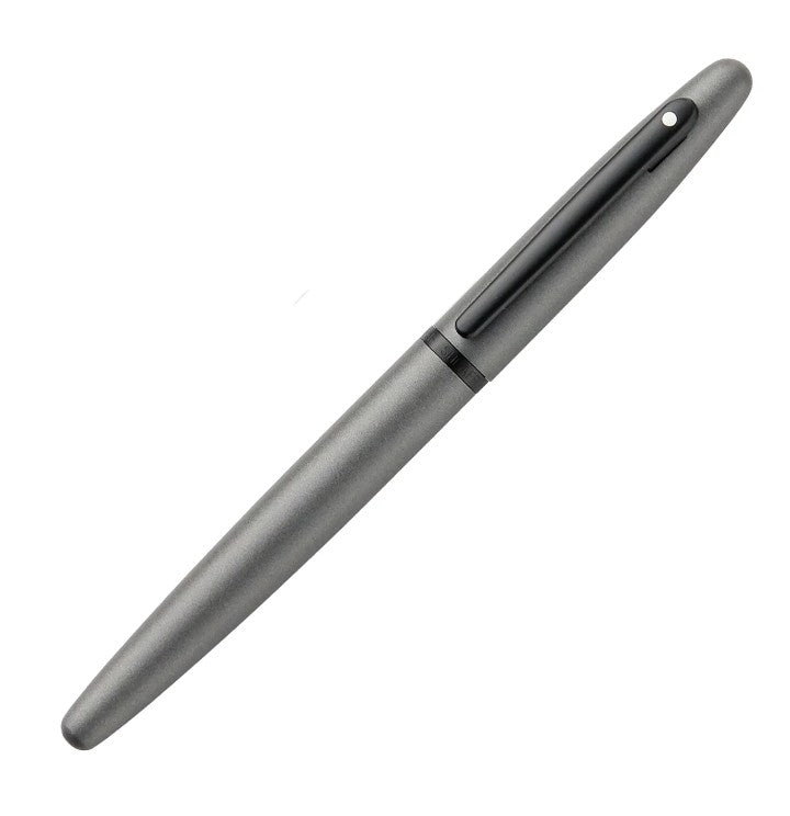 Sheaffer VFM Matte Grey And Matte Black Trim Fountain Pen, Medium