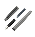 Sheaffer VFM Matte Grey And Matte Black Trim Fountain Pen, Medium