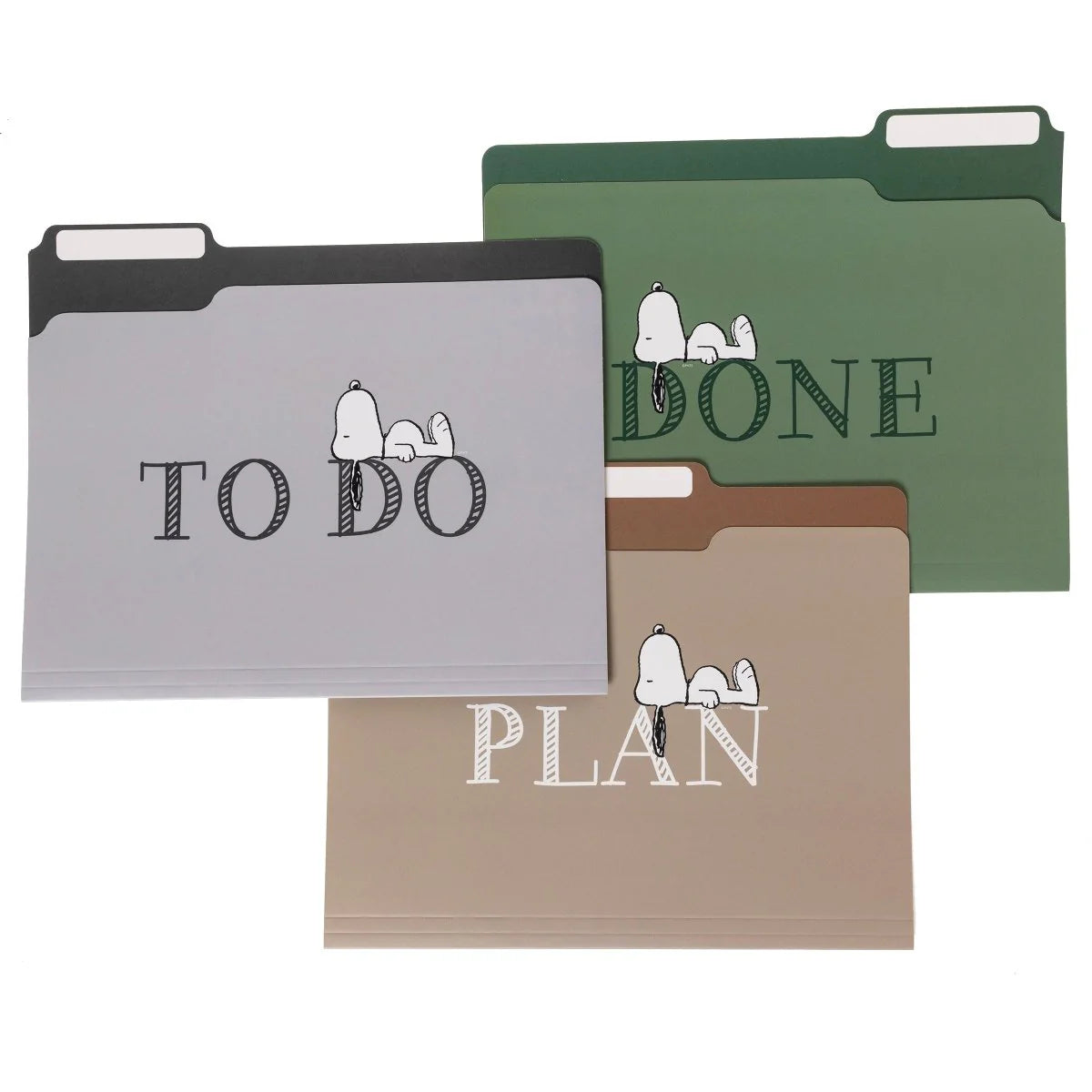 Graphique, Snoopy laying down File Folder Set