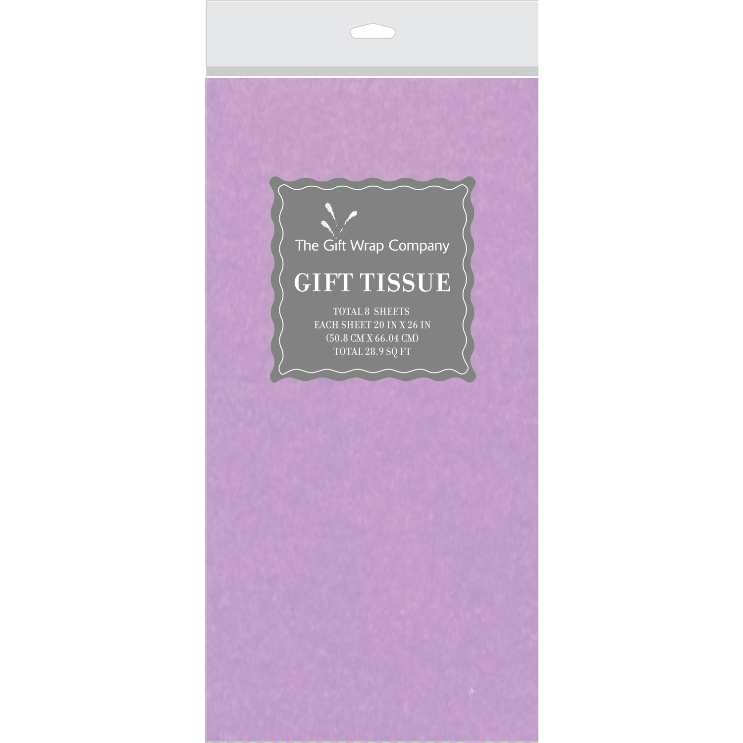 The Gift Wrap Company Solid Gift Tissue, Lilac