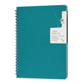 Colorverse Nebula Casual Notebook - Ruled- Turquoise