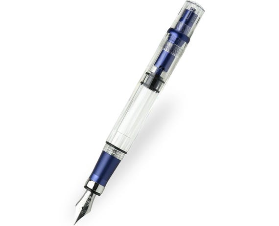 TWSBI, Diamond 580ALR Navy Blue Fountain Pen, Stub 1.1