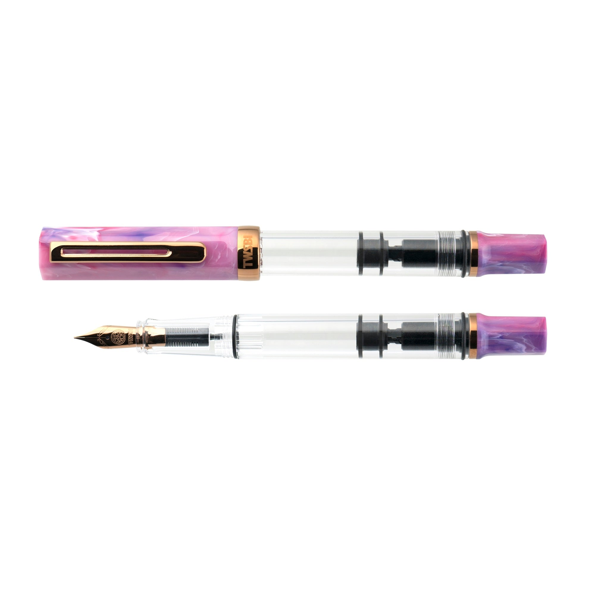 TWSBI, ECO Fluorite Purple w/Bronze Fountain Pen, Medium