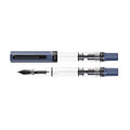 TWSBI, ECO Slate Blue w/Onyx Fountain Pen, Stub 1.1