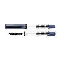 TWSBI, ECO Slate Blue w/Onyx Fountain Pen, Stub 1.1