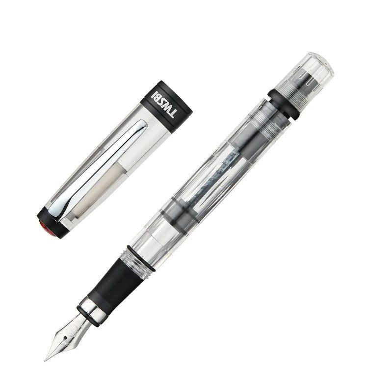 TWSBI, Diamond 580ALR Black Fountain Pen, Fine
