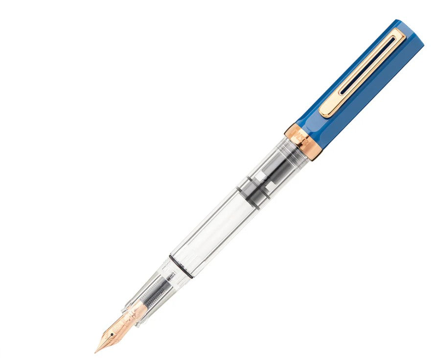TWSBI, ECO Indigo Blue Bronze Fountain Pen, Medium
