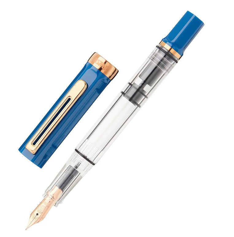 TWSBI, ECO Indigo Blue Bronze Fountain Pen, Medium