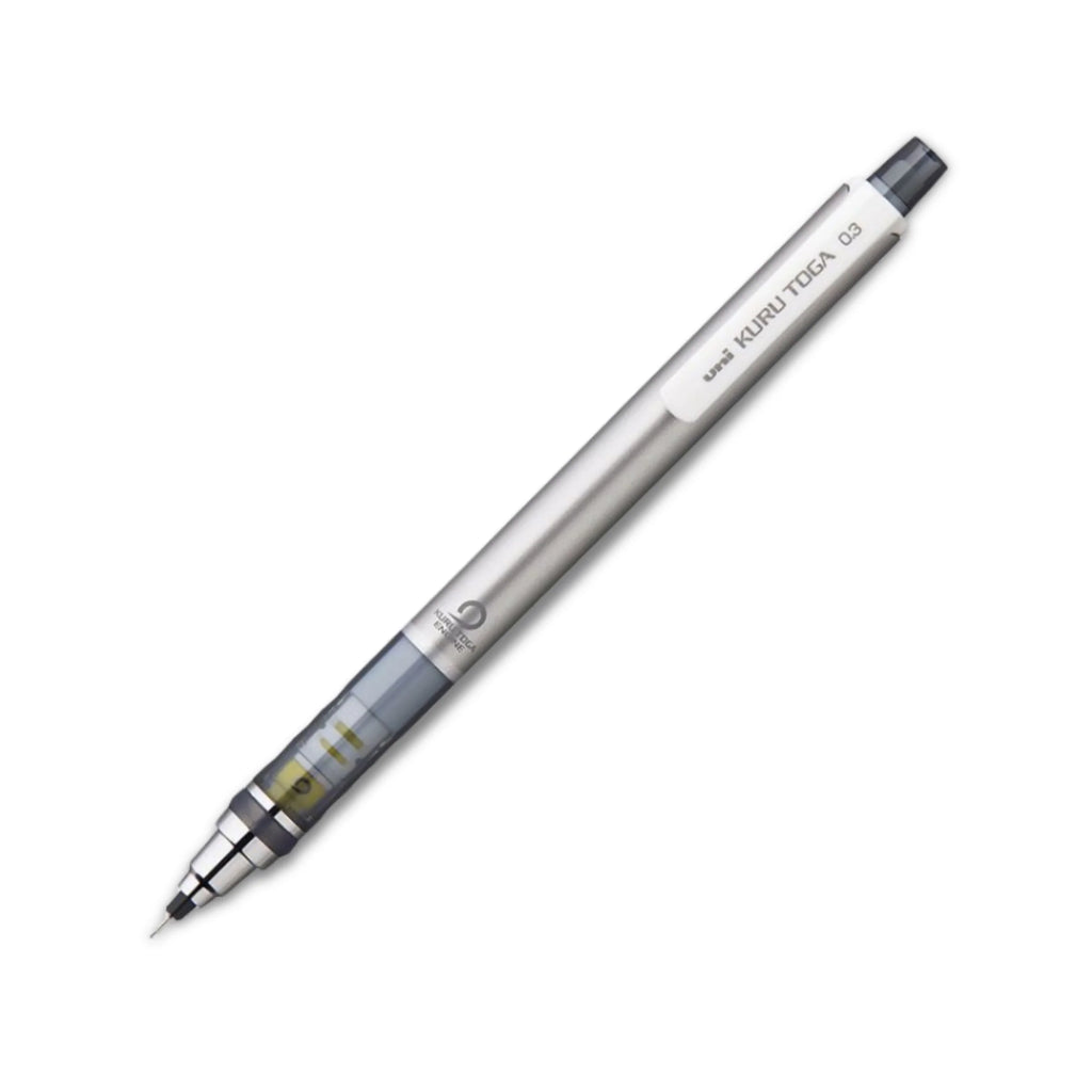 Kuru Toga Standard 0.3mm Mechanical Pencil Axis:Silver