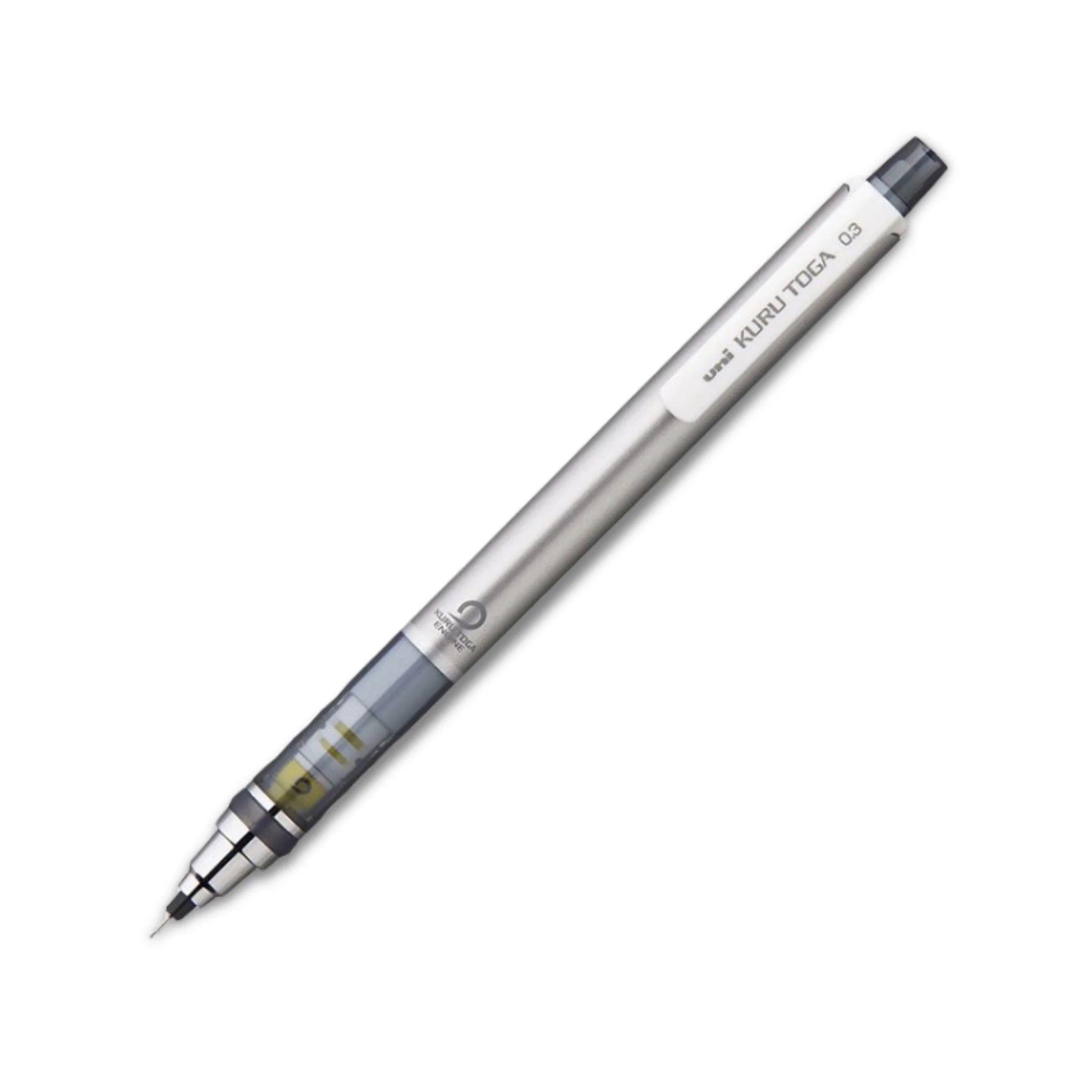 Kuru Toga Standard 0.3mm Mechanical Pencil Axis:Silver