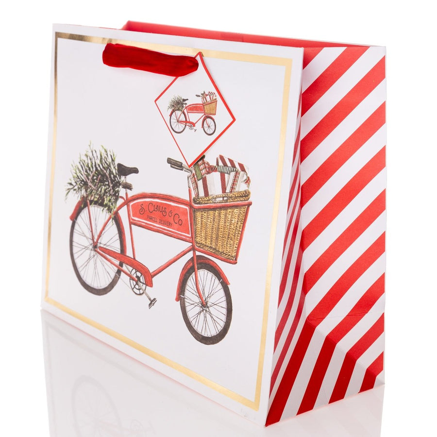 Graphique, Watercolor Icons Holiday Large Gift Bag Set