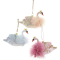 CODY FOSTER, ORNAMENT, Crowned Swan Assortment