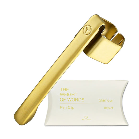 ystudio Glamour Reflect Pen Clip - Gold